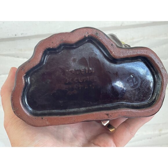 Vintage 1950s Ceramic Planter Bird Baby BIrds Nest Flowers - Picture 8 of 10